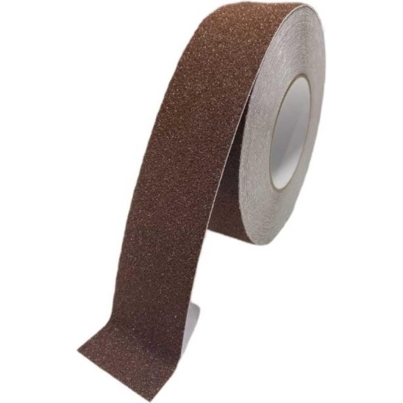 Противоскользящая лента Safetygrip anti slip tape, крупная зернистость 60 grit, 50 мм х 18.3 м, цвет: коричневый PVC-AST-50X18-BRN Противоскользящая лента Safetygrip anti slip tape, крупная зернистость 60 grit, 50 мм х 18.3 м, цвет: коричневый PVC-AST-50X18-BRN