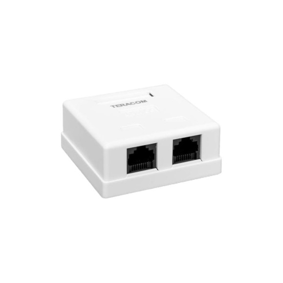 Розетка настенная неэкранированная rj-45 EKF teracom cat.5e, 2 порта dual idc белая TRC-WBOX-2RJ45-5EUTP-WH Розетка настенная неэкранированная rj-45 EKF teracom cat.5e, 2 порта dual idc белая TRC-WBOX-2RJ45-5EUTP-WH