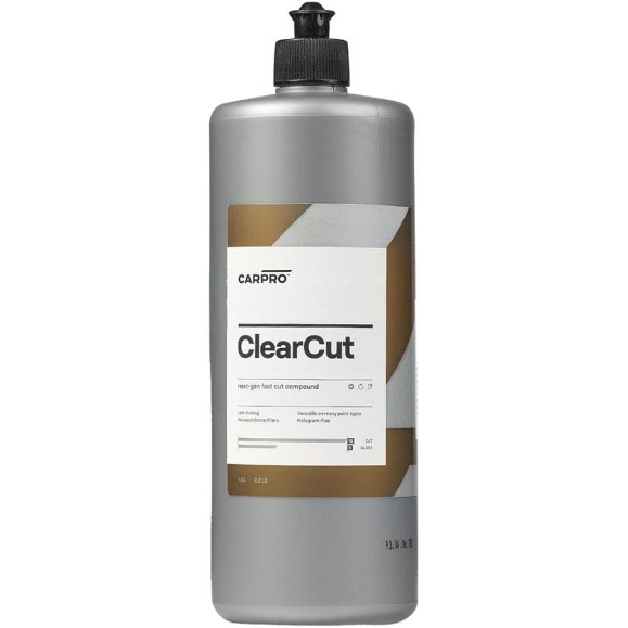 Полироль для кузова CARPRO Clearcut абразивная полировальная паста 1l CP-CC1L Полироль для кузова CARPRO Clearcut абразивная полировальная паста 1l CP-CC1L