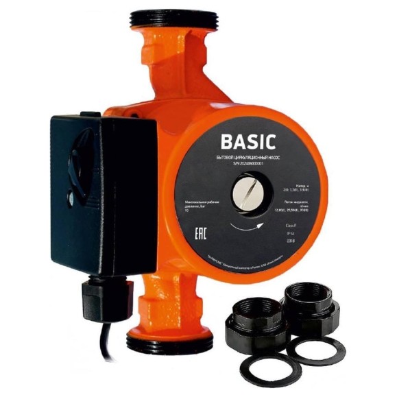 Циркуляционный насос PROFLINE basic 25/6-180 (гайки, кабель) УТ-00047613