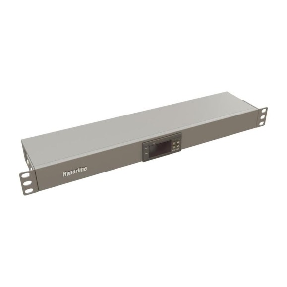 Микропроцессорная контрольная панель Hyperline TMP-230V/2w-RAL7035 1U, для всех шкафов 19'', подключение до двух устройств, датчик температуры, кабель питания, цвет серый (RAL 7035) 517048 Микропроцессорная контрольная панель Hyperline TMP-230V/2w-RAL7035 1U, для всех шкафов 19'', подключение до двух устройств, датчик температуры, кабель питания, цвет серый (RAL 7035) 517048