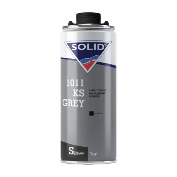 Антигравийное покрытие на водной основе Solid 1011 KS 1 л, цвет: черный 3111.1011 Антигравийное покрытие на водной основе Solid 1011 KS 1 л, цвет: черный 3111.1011