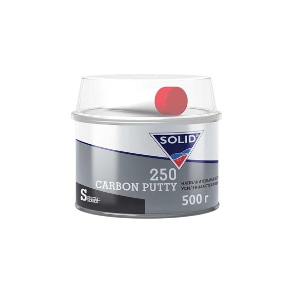 Наполнительная шпатлевка Solid 250 CARBON PUTTY 500 гр, усиленная углеволокном 243.0500 Наполнительная шпатлевка Solid 250 CARBON PUTTY 500 гр, усиленная углеволокном 243.0500