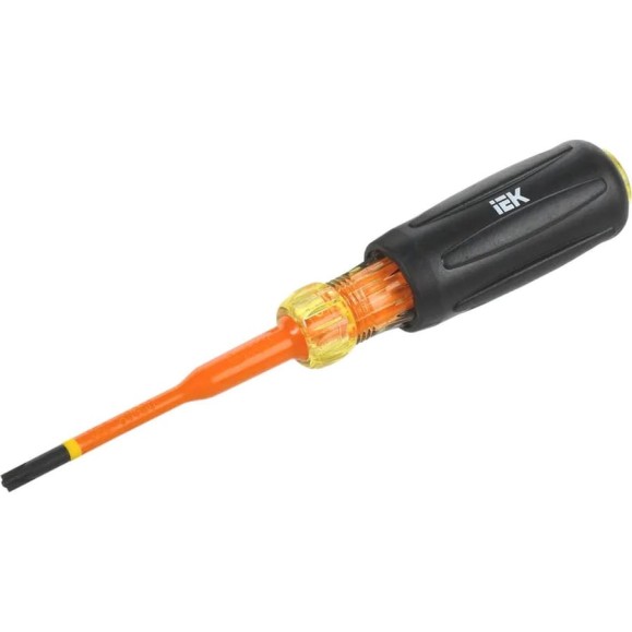 Диэлектрическая отвертка IEK Arma2l 5 SLIM PH/SL1х80 Т3 A2L5-SC31-T3-HS-10-080 Диэлектрическая отвертка IEK Arma2l 5 SLIM PH/SL1х80 Т3 A2L5-SC31-T3-HS-10-080