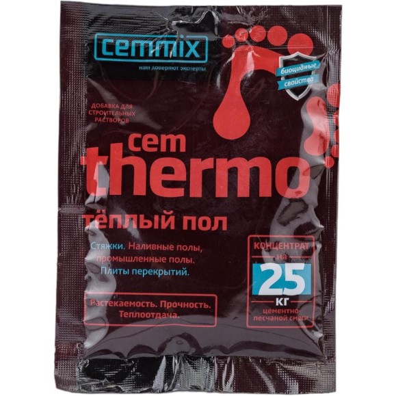 Пластификатор для теплых полов CEMMIX Thermo конц.саше 538666