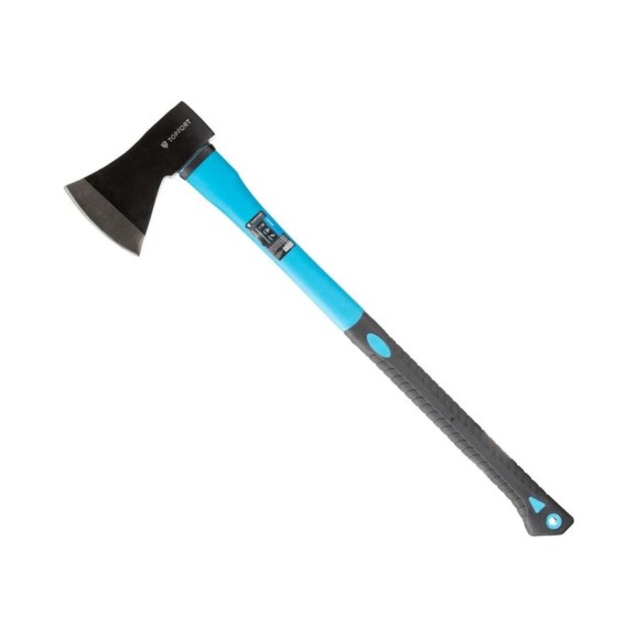 Топор Topfort 1250 г, из углеродистой стали, фибергласовое топорище 1704775 Топор Topfort 1250 г, из углеродистой стали, фибергласовое топорище 1704775