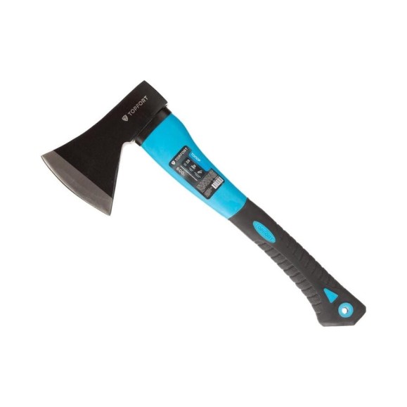 Топор Topfort 600 г, из углеродистой стали, фибергласовое топорище 1704772 Топор Topfort 600 г, из углеродистой стали, фибергласовое топорище 1704772