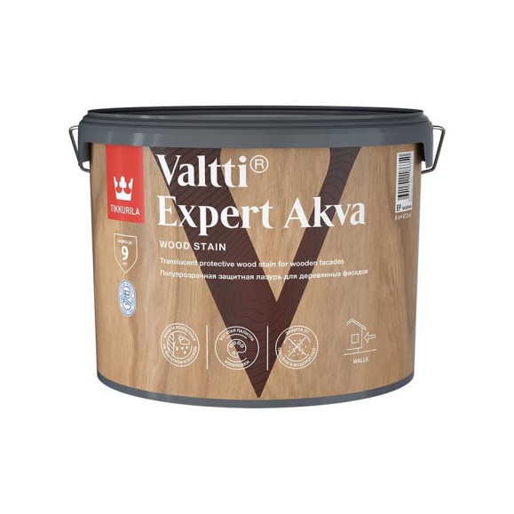 Антисептик Tikkurila VALTTI EXPERT AKVA ЕР 9л 700009575 Антисептик Tikkurila VALTTI EXPERT AKVA ЕР 9л 700009575