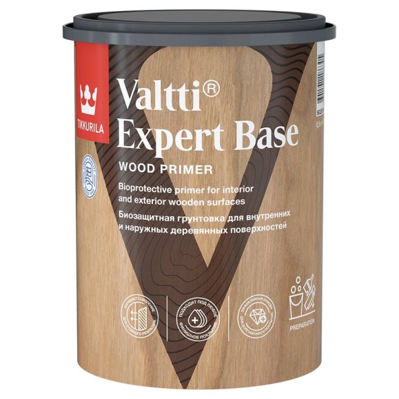 Грунтовочный антисептик Tikkurila VALTTI EXPERT BASE 0,9л 700009578