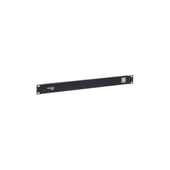 Фальшпанель EKF TERACOM PRO 1U, черная TRP-1FP-BK