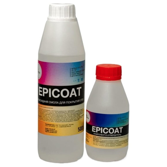 Эпоксидная смола РУ-СМОЛА для покрытия стен Epicoat 750 гр EPIC750 Эпоксидная смола РУ-СМОЛА для покрытия стен Epicoat 750 гр EPIC750