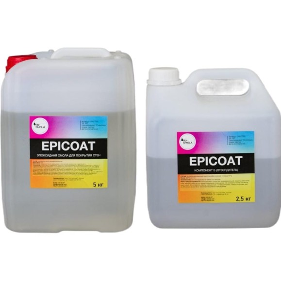 Эпоксидная смола для покрытия стен РУ-СМОЛА Epicoat 7,5 кг EPIC7500 Эпоксидная смола для покрытия стен РУ-СМОЛА Epicoat 7,5 кг EPIC7500