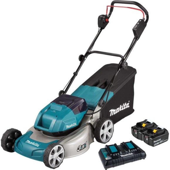 Аккумуляторная газонокосилка Makita LXT DLM460PT2 Аккумуляторная газонокосилка Makita LXT DLM460PT2