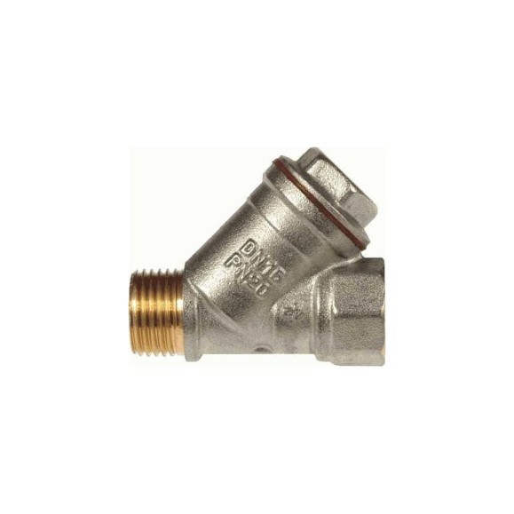 Фильтр косой Terma никелированный, 1/2" в/н TRm 33879 33152 Фильтр косой Terma никелированный, 1/2" в/н TRm 33879 33152
