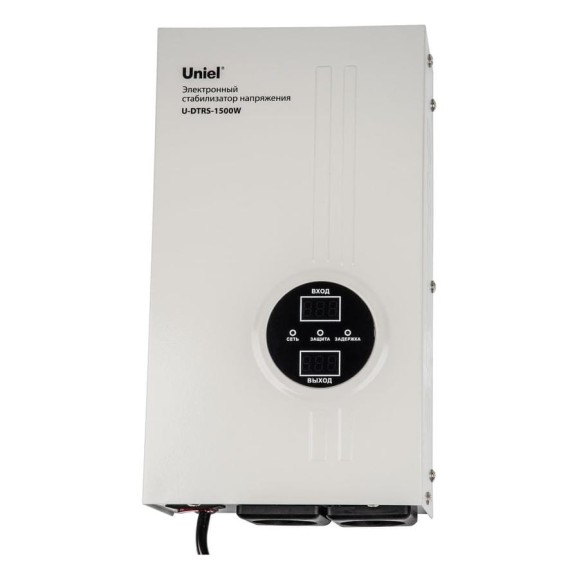 Стабилизатор напряжения ультратонкий Uniel U-DTRS-1500W UL-00010578 Стабилизатор напряжения ультратонкий Uniel U-DTRS-1500W UL-00010578