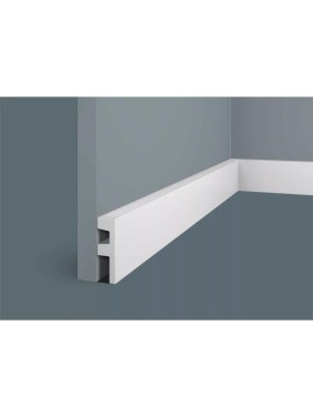 Плинтус Cosca Decor 60x19x2000 мм, экополимер PX051 Карниз и молдинг 00-00072058 Плинтус Cosca Decor 60x19x2000 мм, экополимер PX051 Карниз и молдинг 00-00072058
