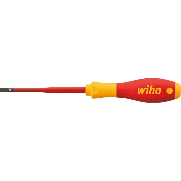 Отвертка Wiha 35392 SoftFinish electric slimFix Шлиц 6,5 мм x 150 мм wih35392 Отвертка Wiha 35392 SoftFinish electric slimFix Шлиц 6,5 мм x 150 мм wih35392
