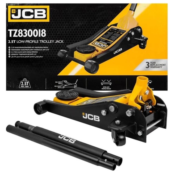 Подкатной гидравлический домкрат JCB 2.5 т, JCB-T830018 /TZ/(58059) Подкатной гидравлический домкрат JCB 2.5 т, JCB-T830018 /TZ/(58059)
