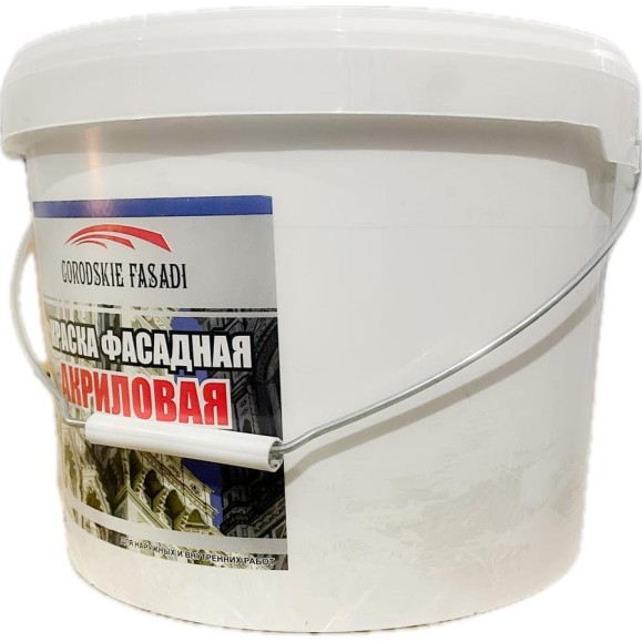 Краска Volakom ВД-АК Фасадная супербелая, 7 кг 658187 Краска Volakom ВД-АК Фасадная супербелая, 7 кг 658187