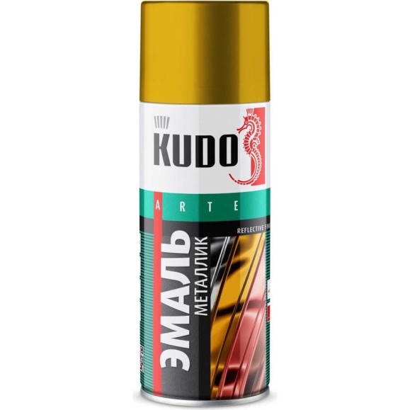 Эмаль яркий металлик универсальная быстросохнущая KUDO REFLECTIVE FINISH бронза KU-1029 Эмаль яркий металлик универсальная быстросохнущая KUDO REFLECTIVE FINISH бронза KU-1029