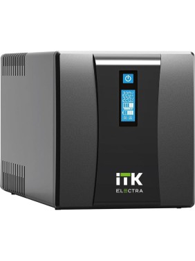 Источник бесперебойного питания ITK ELECTRA ET 1,2кВА/720Вт с АКБ 2x7AH USB EET-1200VA-1-002 Источник бесперебойного питания ITK ELECTRA ET 1,2кВА/720Вт с АКБ 2x7AH USB EET-1200VA-1-002