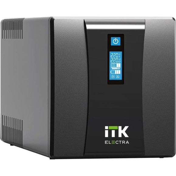 Источник бесперебойного питания ITK ELECTRA ET 1,2кВА/720Вт с АКБ 2x7AH USB EET-1200VA-1-002
