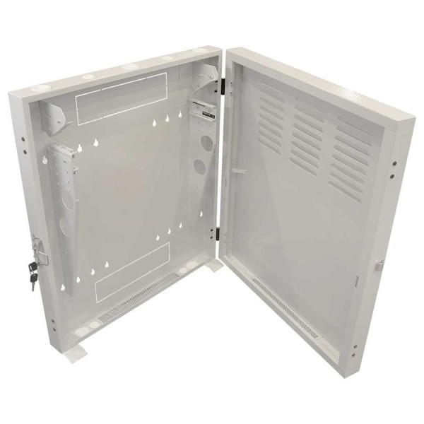 Шкаф настенный вертикальный TWT 2U 643x1083, серый TWT-CBVRT-2U-6x10-GY