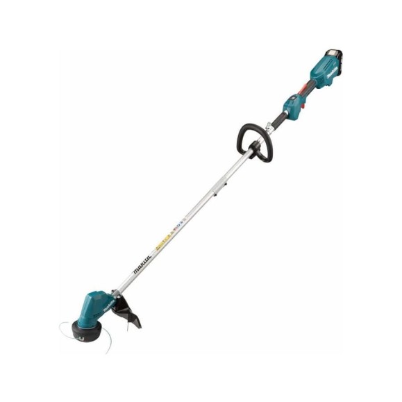 Триммер аккумуляторный Makita LXT BL 18 В, 460 Вт, D-рукоятка, d-30 см, M10xLH, разборвал (BL1830B DC18RC) DUR192LRF Триммер аккумуляторный Makita LXT BL 18 В, 460 Вт, D-рукоятка, d-30 см, M10xLH, разборвал (BL1830B DC18RC) DUR192LRF