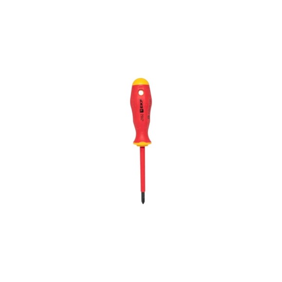 Отвертка EKF Professional PH-FL1x80 мм, VDE 1000В ph-fl-1-80-pro-in Отвертка EKF Professional PH-FL1x80 мм, VDE 1000В ph-fl-1-80-pro-in