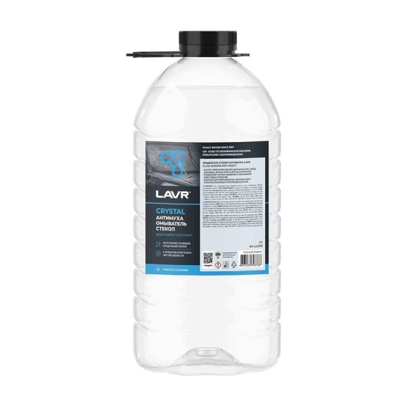 Омыватель стекол LAVR Антимуха Crystal, 4 л Ln1210