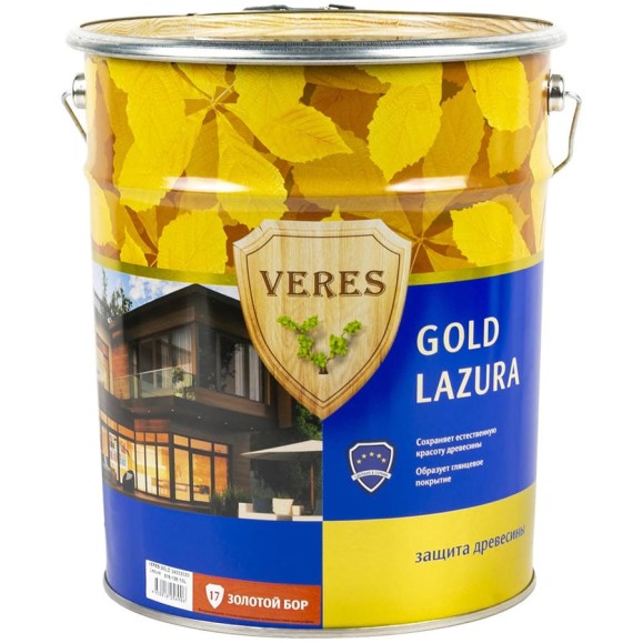 Пропитка Veres Gold Lazura №17 золотой бор 10 л 1 45290