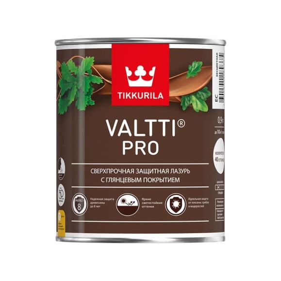 Антисептик Tikkurila VALTTI PRO EC глянцевый 0,9 л 700010327