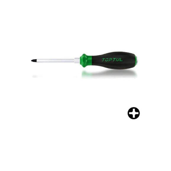 Отвертка ударная крестовая TOPTUL Pro-Plus PH1x75 мм FBGF0108 Отвертка ударная крестовая TOPTUL Pro-Plus PH1x75 мм FBGF0108