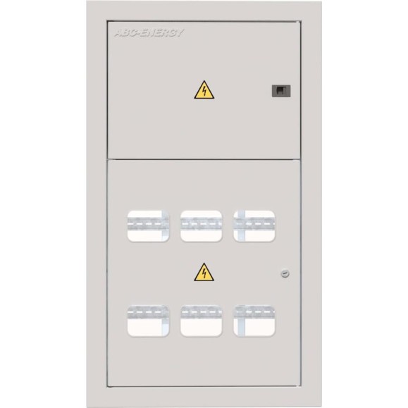 Этажный щит ABC-ENERGY ЩЭ-6 квартир, без слаботочного отсека 1000x580x135 IP31 STANDART ЩЭВ26-1005813-СТД Этажный щит ABC-ENERGY ЩЭ-6 квартир, без слаботочного отсека 1000x580x135 IP31 STANDART ЩЭВ26-1005813-СТД