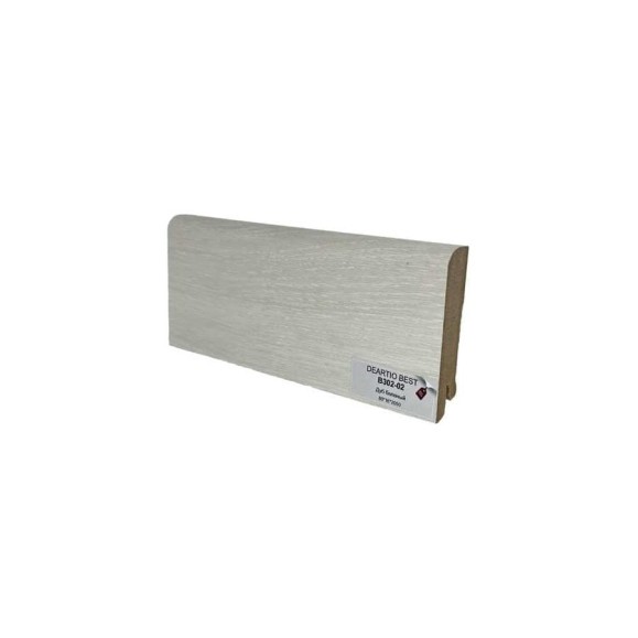 Плинтус напольный Deartio МДФ B302-02 Дуб беленный 80x16x2050 мм P.1.4.02.302.80.16.D Плинтус напольный Deartio МДФ B302-02 Дуб беленный 80x16x2050 мм P.1.4.02.302.80.16.D