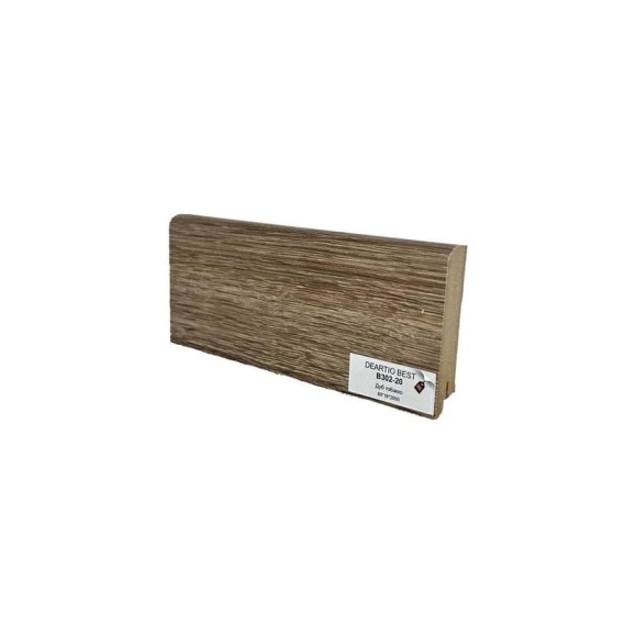 Плинтус напольный Deartio МДФ B302-20 Дуб тобакко 80x16x2050 мм P.1.4.02.320.80.16.D