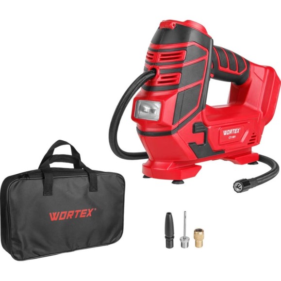 Аккумуляторный компрессор WORTEX CTI 1811 18 В, 11 бар, 12 л/мин 1325445 Аккумуляторный компрессор WORTEX CTI 1811 18 В, 11 бар, 12 л/мин 1325445