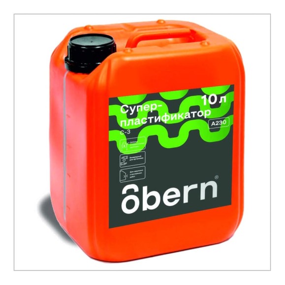 Суперпластификатор Obern С-3 10 л 13487 Суперпластификатор Obern С-3 10 л 13487