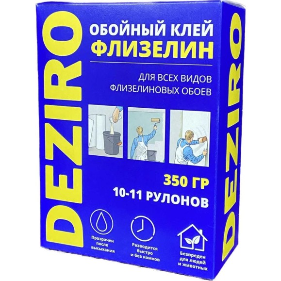 Клей обойный Deziro Флизелин 350 КФ-350 Клей обойный Deziro Флизелин 350 КФ-350
