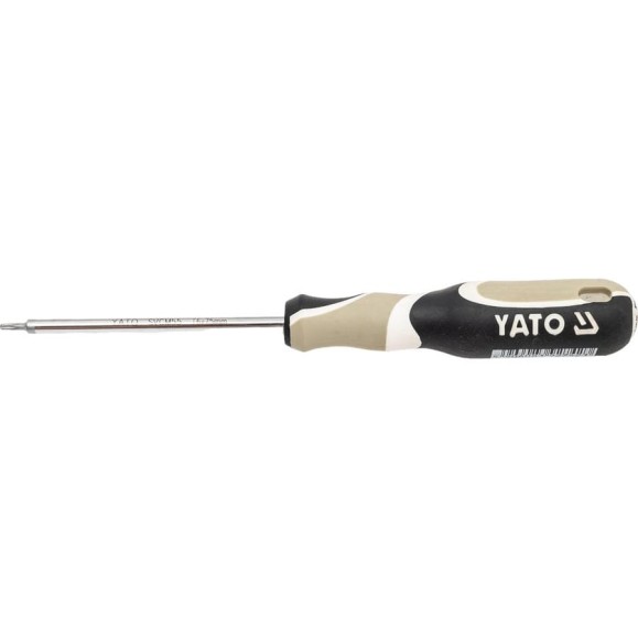 Отвертка YATO TORX Т6 х 75мм SVCM55 резиновая ручка YT-2742 Отвертка YATO TORX Т6 х 75мм SVCM55 резиновая ручка YT-2742