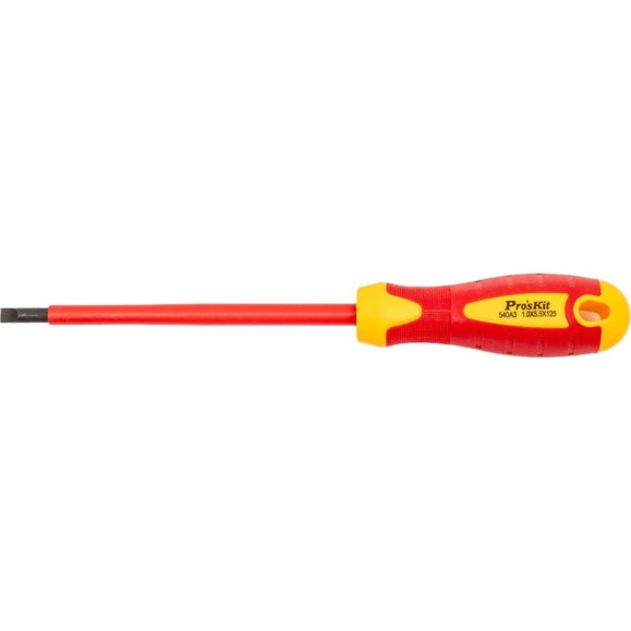 Диэлектрическая отвертка ProsKit SD-810-S5.5 1000В (- 5.5x125) 00469026 Диэлектрическая отвертка ProsKit SD-810-S5.5 1000В (- 5.5x125) 00469026