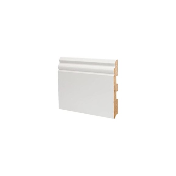 Плинтус напольный Deartio МДФ Деартио U 105-150 Белый 150x18x2050 мм P.1.1.05.1.150.18.D Плинтус напольный Deartio МДФ Деартио U 105-150 Белый 150x18x2050 мм P.1.1.05.1.150.18.D