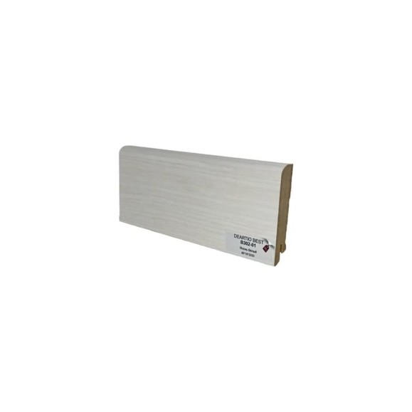Плинтус напольный Deartio МДФ Деартио B302-01 Ясень белый 80x16x2050 мм P.1.4.02.301.80.16.D Плинтус напольный Deartio МДФ Деартио B302-01 Ясень белый 80x16x2050 мм P.1.4.02.301.80.16.D