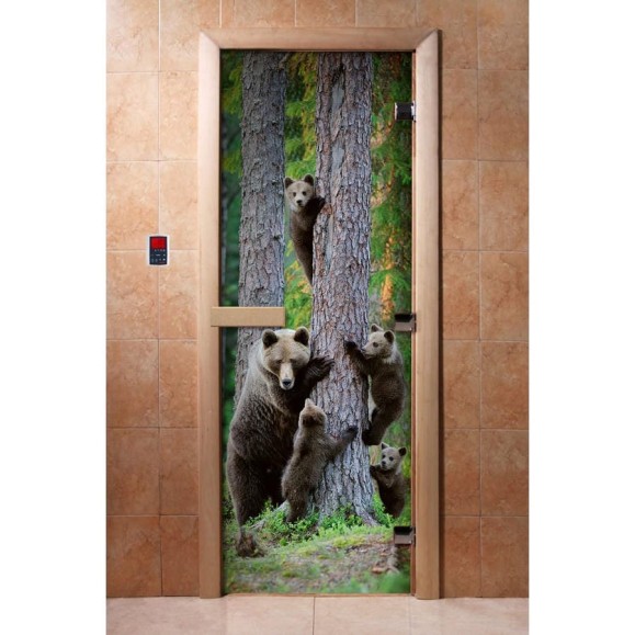 Дверь для бани DoorWood фотопечать, рисунок а064, 2000x700 мм УТ-00014676 Дверь для бани DoorWood фотопечать, рисунок а064, 2000x700 мм УТ-00014676