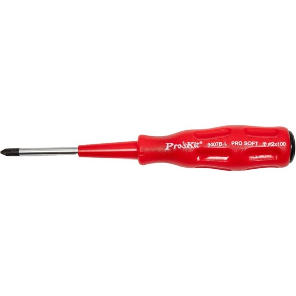 Отвертка ProsKit Pro-Soft + #2x57мм 89407B-L С00036802 Отвертка ProsKit Pro-Soft + #2x57мм 89407B-L С00036802