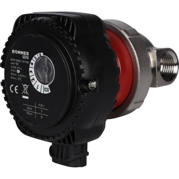 Циркуляционный насос для ГВС ROMMER с таймером RCP-0005-152080 RG0092KSG51541