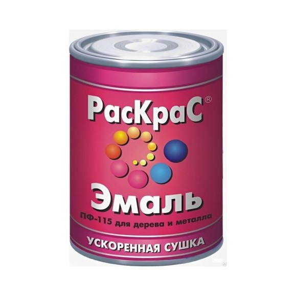 Эмаль РасКраС ПФ-115 универсальная серая барабан 6 кг 4690417005178 Эмаль РасКраС ПФ-115 универсальная серая барабан 6 кг 4690417005178