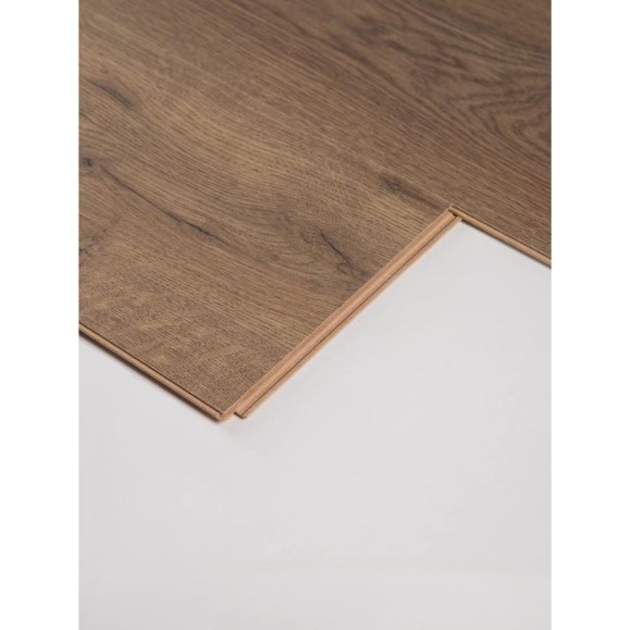 Ламинат Woodstyle Novafloor 33 класс, 8 мм, влагостойкий, 2.13 кв. м в упаковке, Дуб Тичино темный