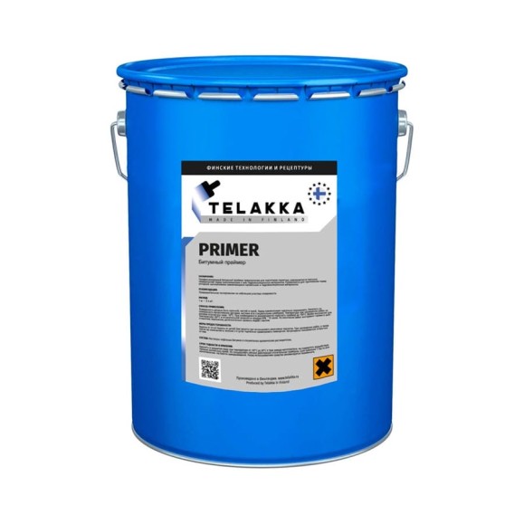 Битумный праймер Telakka PRIMER 16кг 4631164230024 Битумный праймер Telakka PRIMER 16кг 4631164230024