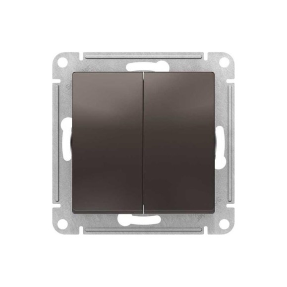 Переключатель перекрестный Systeme Electric 2-клавишный AtlasDesign 2хсх.7 10АХ механизм мокко SE ATN000673 Переключатель перекрестный Systeme Electric 2-клавишный AtlasDesign 2хсх.7 10АХ механизм мокко SE ATN000673